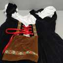 YTWS Oktoberfest Costume for Women Dirndl Dress for German Traditional Bavarian Outfits XL