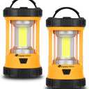 Camping Lantern, 3200LM Bright Camping Lights, 4600mAh Rechargeable LED Lantern, Flashlight for Power Outages/Fishing/Hurricane/Emergency, CT CAPETRONIX Camping Accessories (2-Pack)