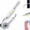 Hand Free Dog Leash Adjustable Length 4-6 ft with Reflective Stripor for Medium&Small Dogs Comfortable Handle and Sturdy Rope for Walking, Jogging and Running Your Dog (White)