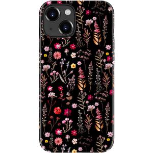 DorisMax for iPhone 15 Case Cute, Preppy Trendy Floral Design