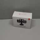 mooas Flip Desk Clock (Black), Retro Vintage Design Auto Flip Desk/Table Clock Large Number Battery Powered Internal Gear Operated Home Dcor Ideal for Home Office School Hotel Caf