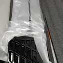 Rear License Frame Compatible with Chevrolet Corvette C8 2020-2026, Aluminum License Plate Frame Grill Vent Insert, License Plate Trim Base Accessories (Bright Black)