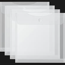 Henoyso 24 Pcs 12 x 12 Scrapbook Paper Storage Organizer Top Loading Plastic Craft Paper Holder Storage Organization for Holding Scrapbook Vinyl Files Photos, Clear