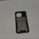 Nvollnoe for iPhone 14 Pro Case with Card Holder[Store 5 Cards] Dual Layer Heavy Duty Shockproof Wallet Case with Hidden Card Slot Large Storage Cover for iPhone 14 Pro(Coffee)