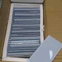 Lovdeco Ice Blue Glass Subway Tile, Light Blue Glass for Bathroom Kitchen Shower Backsplash Wall, 3 x 6 Inches, 4 Sq.Ft.