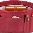 Vercord Purse Insert Organizers for Tote Handbag Bag in Bag with Zipper Liner Bag Organizer for Women 14 pockets