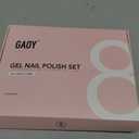 GAOY Jelly Gel Nail Polish Set, 8 Translucent Nude White Pink Brown Neutral Sheer Colors Kit for Salon and Nail Art DIY at Home, Dreamy Rose