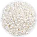 Pearl Beads, Anezus 800pcs Ivory Pearl Craft Beads Loose Pearls for Jewelry Making, Crafts, Decoration and Vase Filler (Assorted Sizes)