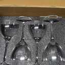 GIHOP Nick and Nora Cocktail Glasses, 5.8Oz Hand Blown Martini Glasses Set of 4, 100% Lead-Free Crystal Coupe Glassware, Small Cocktail Glasses for Manhattan, Cosmopolitan, Espresso with Gift Box
