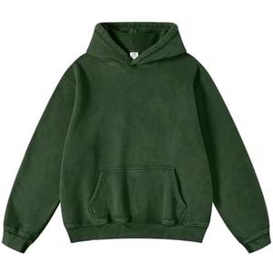 Hatant Oversized Hoodie Sweatshirts for Men Couples Heavyweight Hoodies Pullover Vintage Mens Acid Wash Sweaters Clothes 2025, S