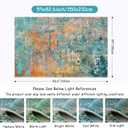 Lahome Modern Abstract Area Rugs 5x7, Large Washable Rugs for Living Room Bedroom Non Slip, Colorful Indoor Floor Carpet for Dining Room Apartment Dorm Kids Nursery Home Decor