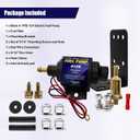 Micro Electric Gasoline Fuel Pump Universal 5/16 inch Inlet and Outlet 12V 1-2A 35GPH 4-7 P.S.I. Operating Fuel Pressure
