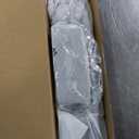 SMARTSTANDARD 28in x 84in Sliding Barn Door with 5ft Barn Door Hardware Kit Included, Unfinished Solid Spruce Wood Door, Assembly Required, DIY, Stainable, Natural