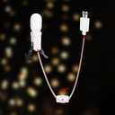 Village Collection Accessories Three Socket Light Set, 5 White Replacement Bulbs. for use with Various Village Series