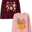 The Children's Place Unisex-Child All Holidays,Birthdays Long Sleeve Graphic T-Shirts (Large)