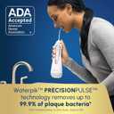 Waterpik Cordless Advanced 2.0 Water Flosser For Teeth, Gums, Braces, Dental Care With Travel Bag and 4 Tips, ADA Accepted, Rechargeable, Portable, and Waterproof, Rose Gold WP-589