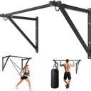 Wall Mounted Pull Up Bar, 51''/36'' Chin Up Bar | 500LBS Capacity, Reinforced Thick Metal Construction, Joist Mounted, Strength Training Pull-Up Bars, Easy to Install