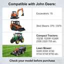 Oil Filter M806418 & Fuel Filter MIU804763 M801101 Kit Compatible with John Deere 1023E 1025R 1026R 2305 2320 755 855 Utility Tractors HPX-Diesel Gator X495 X595 X740 X744 X748 X750 Front Mower