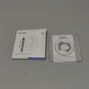 SYNCWIRE Magnetic Phone Ring Holder for MagSafe, 360 Rotation Cell Phone Grip Stand Finger Ring Kickstand Two-Sided Magnet Compatible with iPhone 17 Pro Max 16 15 14 13 12 MagSafe Accessories (Single Ring-1PCS-White)