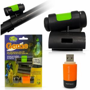 GoGo Stik Genie Rechargeable Led Flashlights and mounting Clip for Your Night use.