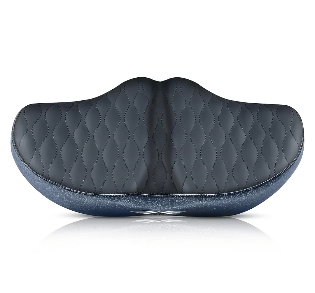 X Wing New-Age Noseless Bike Seat Cushion for Men & Women - Extra Padding & Wide - Suitable for City, Electric, Stationary Bikes - Compatible with Peloton Bikes – Wide Winged Bike Seat with Cushion