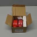 Boviisky Gate Valve Lockout with Safety Padlock, Red Outdoor Faucet Lock,  Water Spigot Lock, Suitable for Valve Handles with a Diameter of 1-2.5 inches, 2 Set