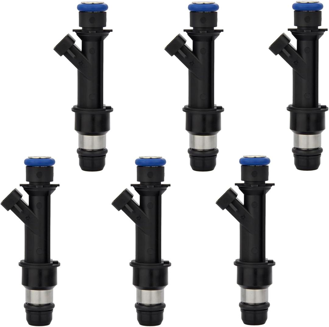 6PCS Fuel Injectors Compatible with Chevrolet Impala/Monte Carlo/Venture/Lumina/Malibu & Buick Century/Rendezvous & Oldsmobile Alero/Silhouette & Pontiac Aztek/Grand Am, 3.1L 3.4L Replace# FJ318