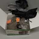 JefDiee Inflatable Travel Foot Rest Pillow, Kids Airplane Bed, Adjustable 3 Layers Height Leg Rest Pillow, Adults Travel Essentials Great for Airplane, Office, Home, Trains, Cars (2 Pack-Dark Grey)