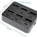 Retevis RT22 Walkie Talkie Charger, Six-Way Charger, Multi Unit Charging Station, Compatible with Retevis RT22 RT22S RB19 RB19P RB39 RB39P Walkie Talkie (1 Pack)