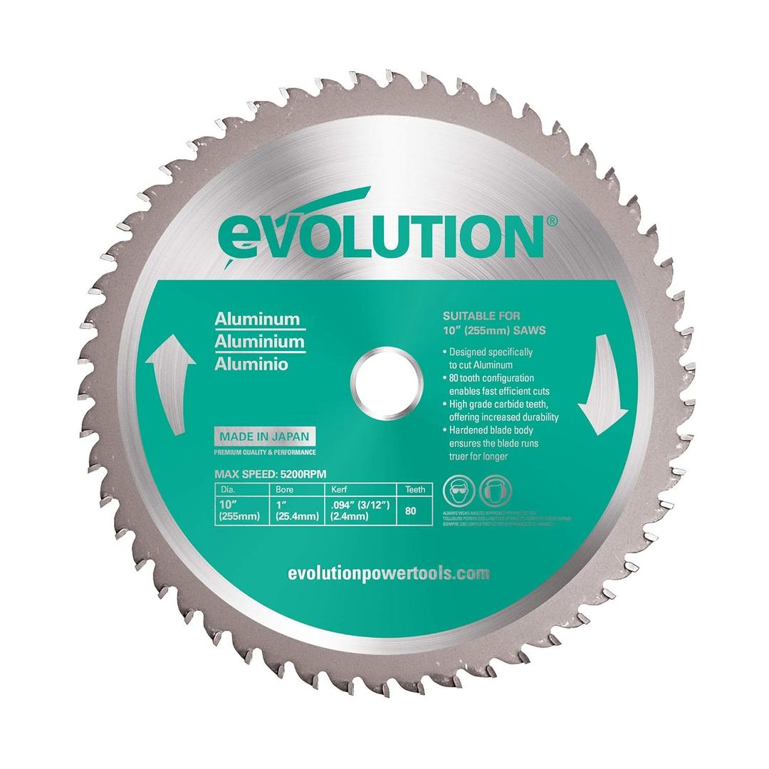 Evolution Power Tools 10BLADEAL Aluminum Blade, 10", Mitre Saw