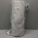 5 STARS UNITED Knee Pillow for Back Sleeping – Memory Foam Cushion for Sciatica Pain Relief – Under Leg Support for Sleeping on Back – Half Moon Bolster for Bed, Gray Cotton Cover