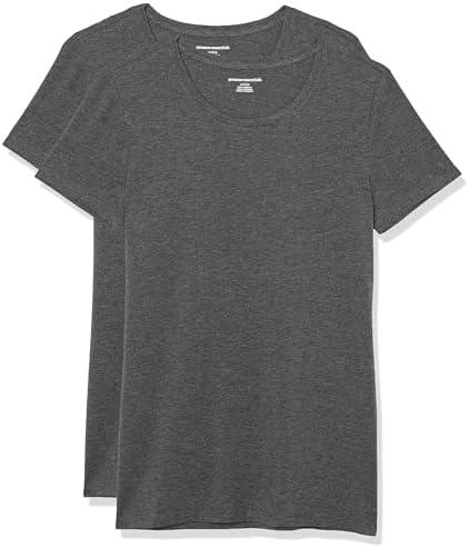 Amazon Essentials Women's Regular-Fit Short-Sleeve Crewneck T-Shirt, Multipacks XL