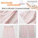 LAROTSUBA Bedridden Patient Clothing, Full Open Patient Care Pants, Unisex Fracture Pants, Patient Care Trousers for Home Care/ Fracture/ Surgery Patients(Men, Square, Grey, XL)