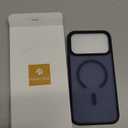 Miracase Magnetic for iPhone 17 Pro Max Case (Compatible with MagSafe) with Screen Protector Military-Grade Protection, Anti-Fingerprint Matte Phone Cover for iPhone 17 Pro Max 6.9 inch, Blue