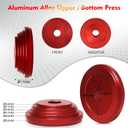 BUCKLOS Bike Headset Press-in Tool, Bottom Bracket Install Tool Kit, Bearing Press Tool, Bicycle Repair Accessories Suitable for Most Bike headsets and Some Press-in Bottom Brackets (HST-RED)