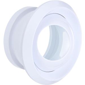 PATIKIL 10 Inch Round Air Vent Covers, 1Pcs ABS Adjustable Soffit Vent Ceiling Ball Jet Nozzle Air Diffuser for Bathroom Kitchen Living Room Ventilation, White