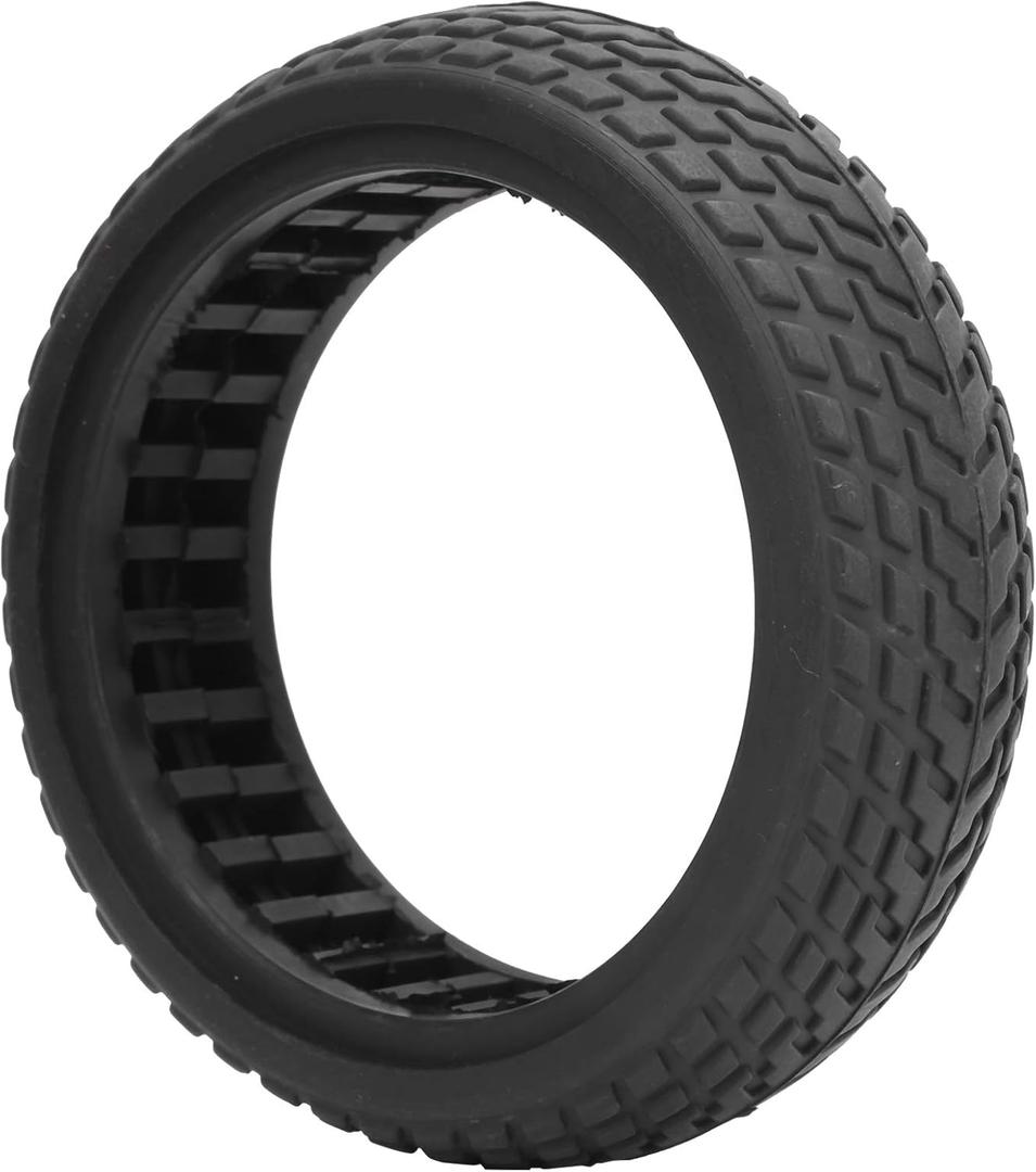 Dilwe Electric Scooter Tyre 6.5inch Solid Tire ExplosionProof Rubber Wheel Tyre Replacement Electric Modification Accessories