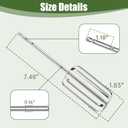 Hand Mixers Beaters, Hand Mixer Attachments Replacement Beaters for Hamilton Beach Hand Mixers 62682RZ 62683 62692 62695V 64699 Mixer Parts