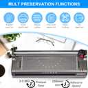 7 in 1 Thermal Laminator Machine 11X17 with 70 Letter Size Laminating Sheets for Office Home School Teacher Use,13 inch Hot&Cold Laminating for A3/A4,Lamination 3-5Mil With Paper Cutter,Corner Rounder