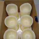 H-BLOSSOM Flickering Flameless Candles Battery Operated Real Wax Pillar Candles LED Candles with Cycling 5H Timer Pack of 6 (3" x 6")