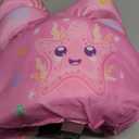 HeySplash Swim Vest for Kids, Toddler Pool Floaties Fit 13-30 Lbs, Baby Arm Floaties with Crotch Strap, Swim Jacket Water Wing Arm Band, Puddle Beach Boat Jumper Girl Learn to Swim, S Size, Pink Starfish