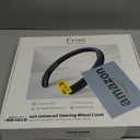 Frani Leather Steering Wheel Cover,Universal Fit 15 Inch-Premium Non-Slip Breathable Comfort Grip for Cars Trucks SUVs,Anti-Slip Durable Interior Upgrade Carbon Fiber Pattern