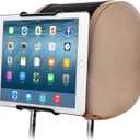 Universal Car Headrest Mount, Fits 7-11 Inch Tablets - iPad, Samsung Galaxy Tab & Note, Adjustable Strap, Detachable, Portable, No Protruding Parts