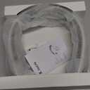 JISULIFE Portable Neck Fan, Hands-Free Bladeless, 5 Speeds, 4000 mAh Battery Operated Wearable Personal Fan, Twistable, Rechargeable, Gift for Women Men-Grey