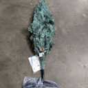 5Ft 
Feet Pre-Lit Blue Artificial Christmas Tree Slim 