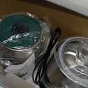 Spice Grinder Electric,Herb Nut Grinder for Kitchen,Detachable Espresso Grinders with Stainless Steel Blades,Filter and Brush, 500w Dry and Wet Grain Mill for Coffee,Rice,Bean,Seasoning (Green-X)