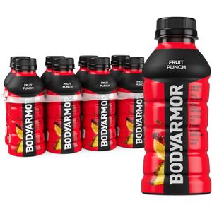 BODYARMOR Sports Drink, Fruit Punch, Electrolyte Drink Hydration, 12 Fl Oz Bottles (8 Pack), Flavored Coconut Water with B Vitamins & Antioxidants BBD: November 11, 2024
