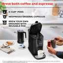 Instant Pot Pod, 3-in-1 Espresso, K-Cup Pod and Ground Coffee Maker, From the Makers of Instant Pot with Reusable Coffee Pod for Ground Coffee, 2 to 12oz. Brew Sizes, 68oz Reservoir