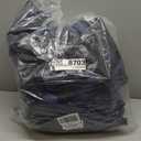 6 Pack-Extra Large Heavy Duty Moving Bags - Waterproof Storage Totes with Handles & Zippers, Foldable for College Dorm, Storage (Blue)