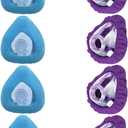 NATAKU CPAP Mask Liners Compatible with Medium ResMed AirFit F20 & Full Face Masks - Soft Polar Fleece Covers with Heart-Shaped Cutout - Reduces Air Leaks Red Marks - Washable & Elastic Fit